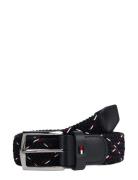 Denton Elastic Accessories Belts Braided Belt Navy Tommy Hilfiger