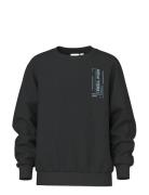 Nkmvasha Ls Nreg Sweat Unb Tops Sweatshirts & Hoodies Sweatshirts Navy...
