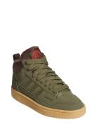 Rapid Court Mid J Winterized High-top Sneakers Khaki Green Adidas Spor...