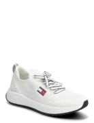 Tjm Runner Knitted Low-top Sneakers White Tommy Hilfiger