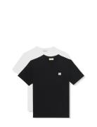 Ss Badge Tee 2Pk Tops T-Kortærmet Skjorte Black Calvin Klein Jeans