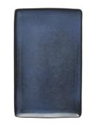 Raw Midnight Blue - Rektangulær Middagstallerken 1 Stk 31,5 X20 Cm Hom...