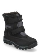 Mid Hook & Loop Gtx Snow Boot Vinterstøvler Med Burrebånd Black Timber...