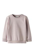 Nmnseli Ls Swe Bru Noos Tops Sweatshirts & Hoodies Sweatshirts Pink Na...