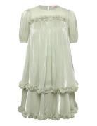 Daisi Dress Knælang Kjole White A-View
