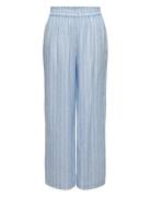 Onltokyo Life Lin Bl Str Pant Pnt Bottoms Trousers Linen Trousers Blue...