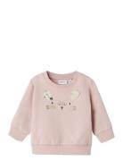Nbfkleo Ls Sweat Box Unb Tops Sweatshirts & Hoodies Sweatshirts Pink N...