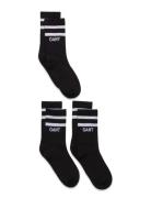Sport Socks 3-Pack Sokker Strømper Black GANT