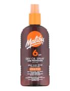 Malibu 200Ml Spf 6 Dry Oil Spray Solcreme Krop Nude Malibu