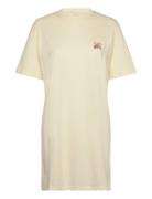 Nightie Boxy R-Neck Croissant Nattøj Cream Hunkemöller