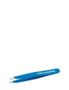 Tweezerman Studio Mini Slant Tweezer Bahama Blue Beauty Women Makeup F...