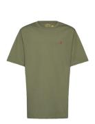 Cotton Jersey Crewneck Tee Tops T-Kortærmet Skjorte Green Ralph Lauren...