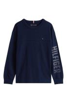 Hilfiger Sleeve Graphic Tee Ls Tops Sweatshirts & Hoodies Sweatshirts ...