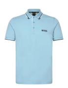 Paddy Pro Sport Polos Short-sleeved Blue BOSS