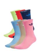 Tr Crew S 6P Sport Socks Regular Socks Pink Adidas Originals