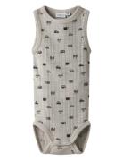 Nbmwang Wool Needle Tank Body Bodies Sleeveless Bodies Grey Name It