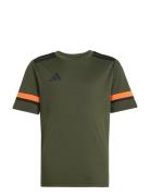 Squa25 Jsy Y Tops T-Kortærmet Skjorte Khaki Green Adidas Performance