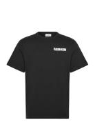 Ss 20S Calvin Line 3Dbox Graphic Tops T-Kortærmet Skjorte Black Calvin...