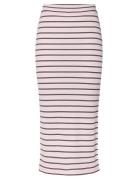 Pcjayjay Hw Slit Skirt D2D Skirts Knee-length & Midi Skirts Pink Piece...