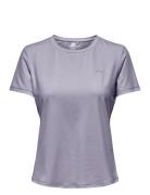Onpfont Life On Ss Reg Tee Sport Women Sport Clothing Sports Tops & T-...