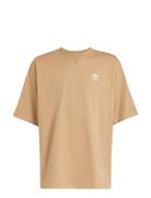 Tee Tops T-Kortærmet Skjorte Beige Adidas Originals