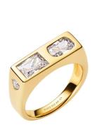 Us Three Signet Ring Ring Smykker Gold Maria Black