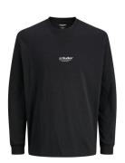 Jjesoho Tee Ls Crew Neck Noos Tops T-Langærmet Skjorte Black Jack & J ...