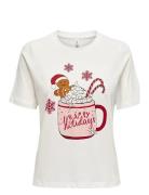 Onlrosie Life S/S Top Box Xmas Jrs Tops T-shirts & Tops Short-sleeved ...