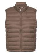 Ultra Lightweight Down Puffer Ve Vests Padded Vests Brown Calvin Klein