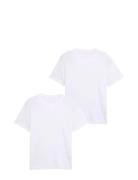 Double Pack Crew Neck Tee Tops T-Kortærmet Skjorte White Tom Tailor