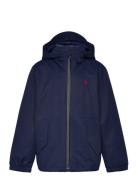 P-Layer 1 Hooded Jacket Skaljakke Outdoorjakke Navy Ralph Lauren Kids