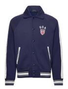 Fleece Graphic Jacket Tynd Jakke Navy Polo Ralph Lauren
