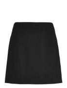 Ponte Mini Skirt Skirts Short Skirts Black Calvin Klein Jeans
