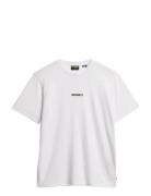 Micro Logo T Shirt Tops T-Kortærmet Skjorte White Superdry