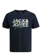 Jjgeplas Tee Ss Crew Neck Mni Tops T-Kortærmet Skjorte Navy Jack & J S