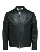 Slharchive Classic Leather Jkt Noos Læderjakke Skindjakke Black Select...