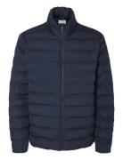 Slhbarry Quilted Jacket Noos Foret Jakke Navy Selected