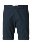 Slhslim-Luton Flex Shorts Bottoms Shorts Chinos Shorts Navy Selected