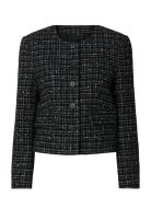Slfwilma Ls Short Blazer Blazers BouclÉ Blazers Black Selected