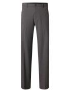 Slh220-Loose Robert Flex Pant Bottoms Trousers Casual Grey Selected