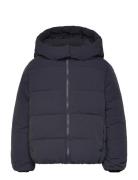 Hood Quilted Coat Foret Jakke Black Mango