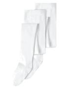 Nknpantyhose 2P Solid Noos Tights White Name It