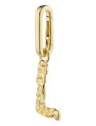 Charm Pendant, Gold-Plated Halskæde Hængesmykke Gold Pilgrim