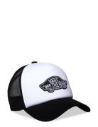 Classic Patch Curved Bill Trucker Sport Headwear Caps Black VANS