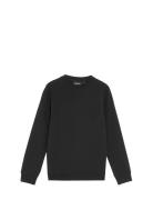 Embossed Eagle Crew Neck Tops Sweatshirts & Hoodies Sweatshirts Black ...