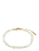 Elliana Bracelet Gold-Plated Accessories Jewellery Bracelets Pearl Bra...