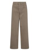 Mmsoey Iglesia Pant Bottoms Jeans Wide Brown MOS MOSH