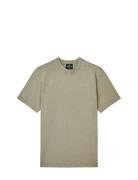 Combed Jersey Dye Thorbjørn Tee Tops T-Kortærmet Skjorte Beige Mads Nø...