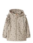 Nmfalfa08 Softshell Jacket Frill Aop Fo Outerwear Rainwear Jackets Bei...