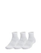 Unisex Ua Tc 3Pk Qtr Sport Women Sport Clothing Sport Socks White Unde...